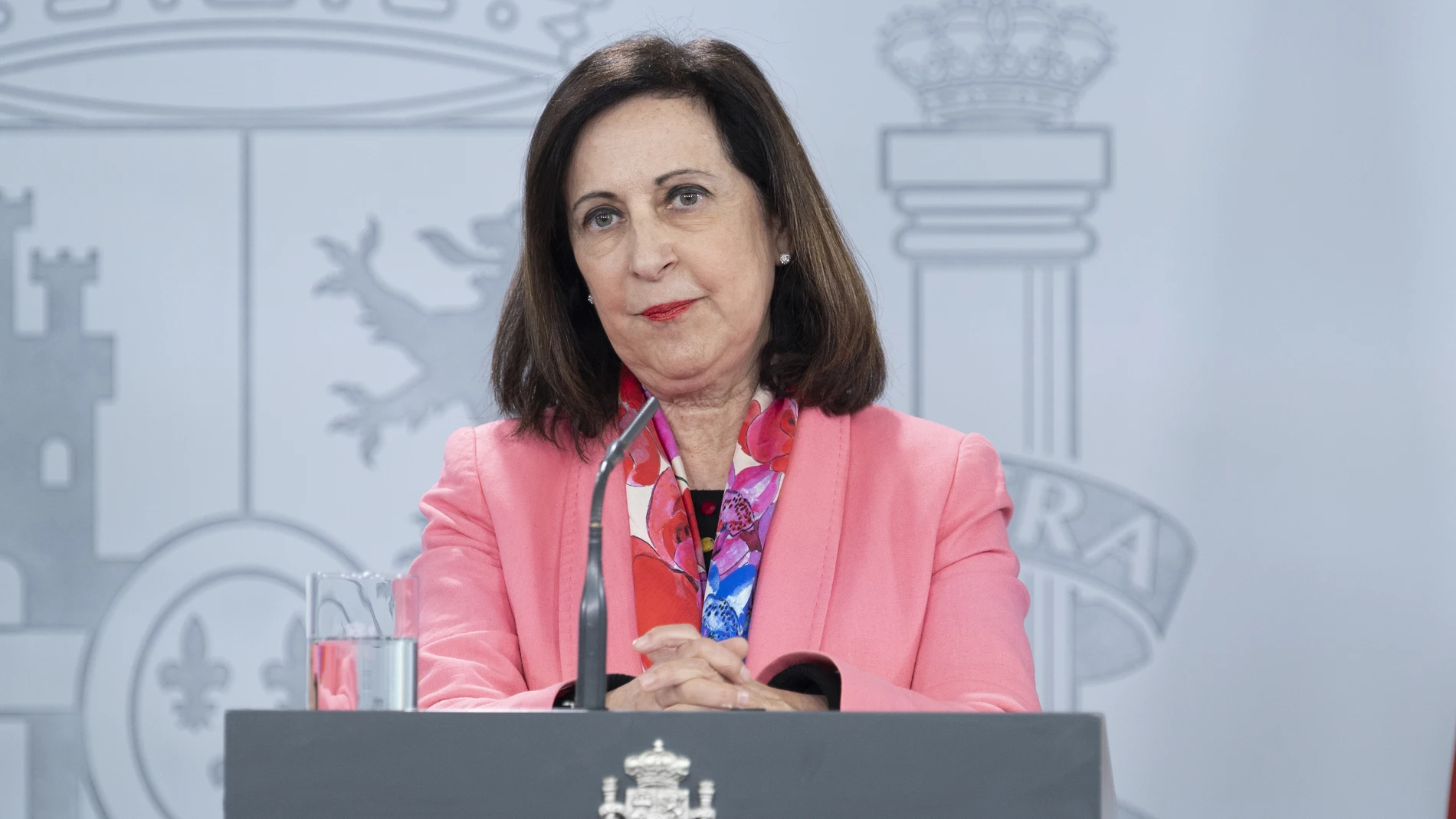 Rueda de prensa de los ministros Salvador Illa, Fernando Grande-Marlaska, José Luis Ábalos y Margarita Robles por el coronavirus