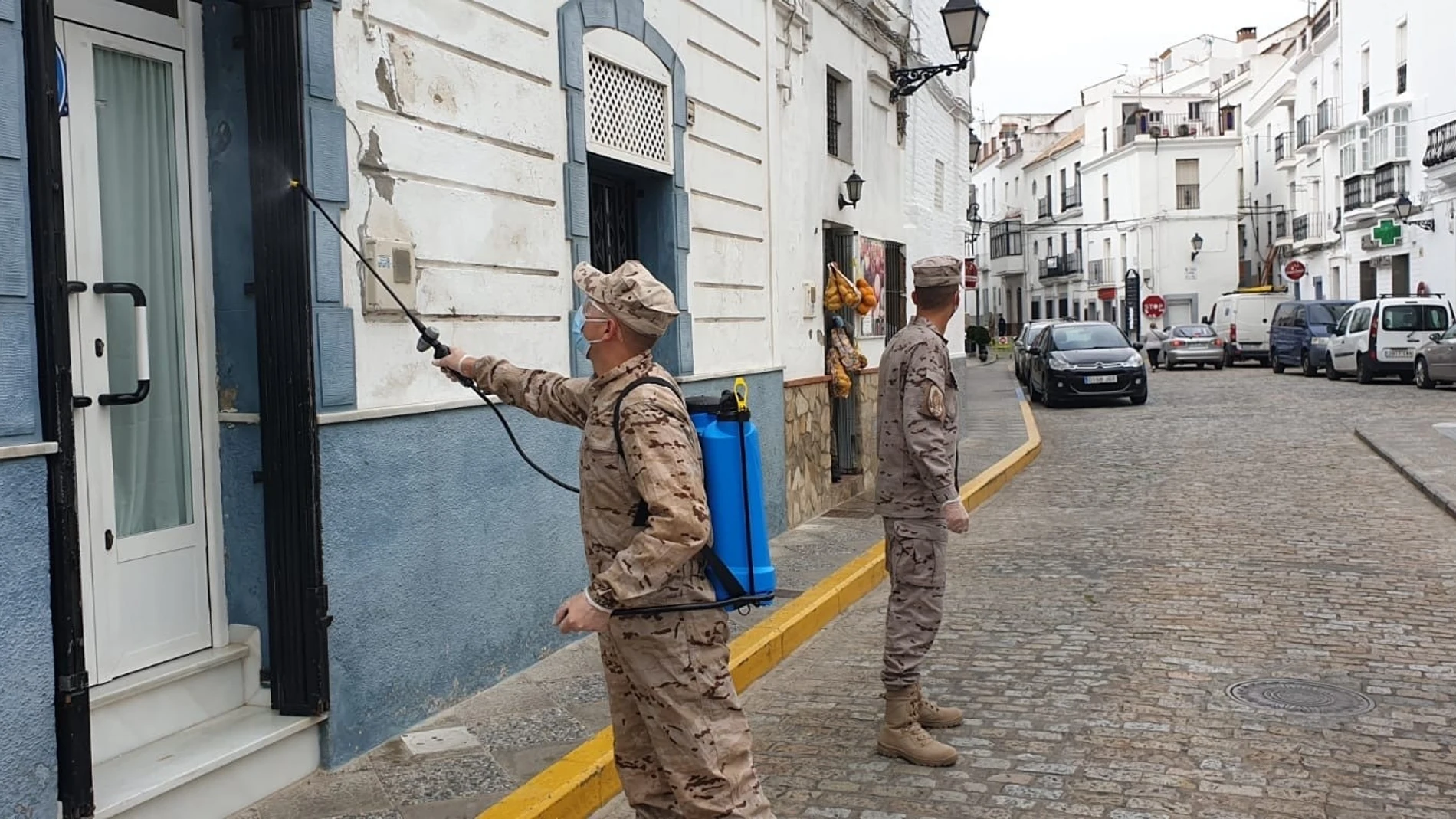 Cádiz.-Coronavirus.- Infantería de Marina despliega patrullas en diez municipios de la provincia