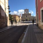 Despliegue de los efectivos de a Brilat por las calles de Palencia