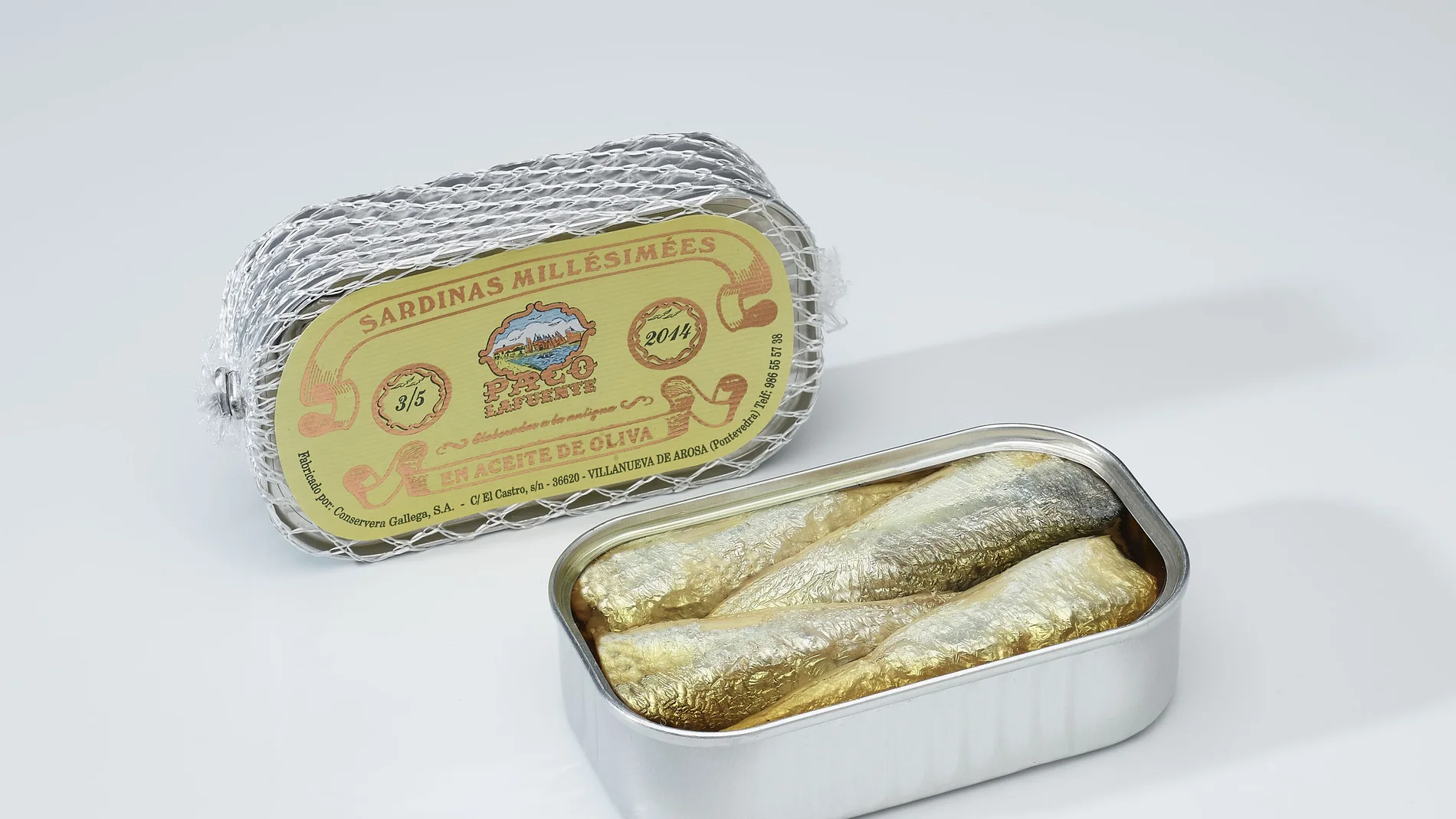 Sardinas millesime, lata
