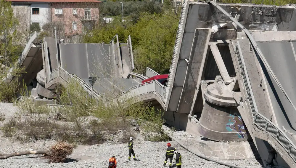 El puente entre las localidades de Santo Stefano Magra y Albiano, en la provincia toscana de Massa-Carrara