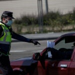 Controles a la salida de Madrid