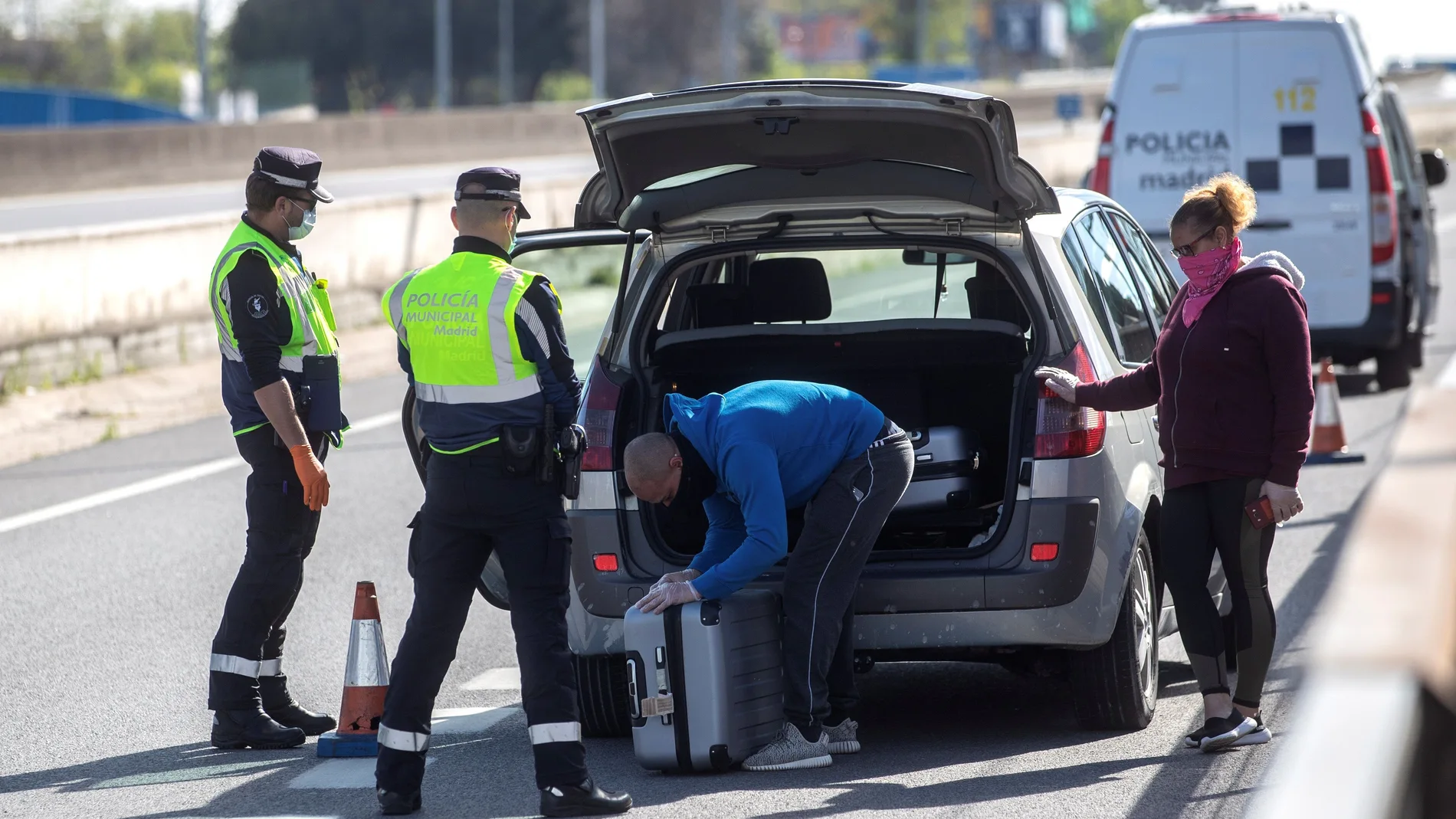 Controles de carretera evitan desplazamientos durante la Semana Santa