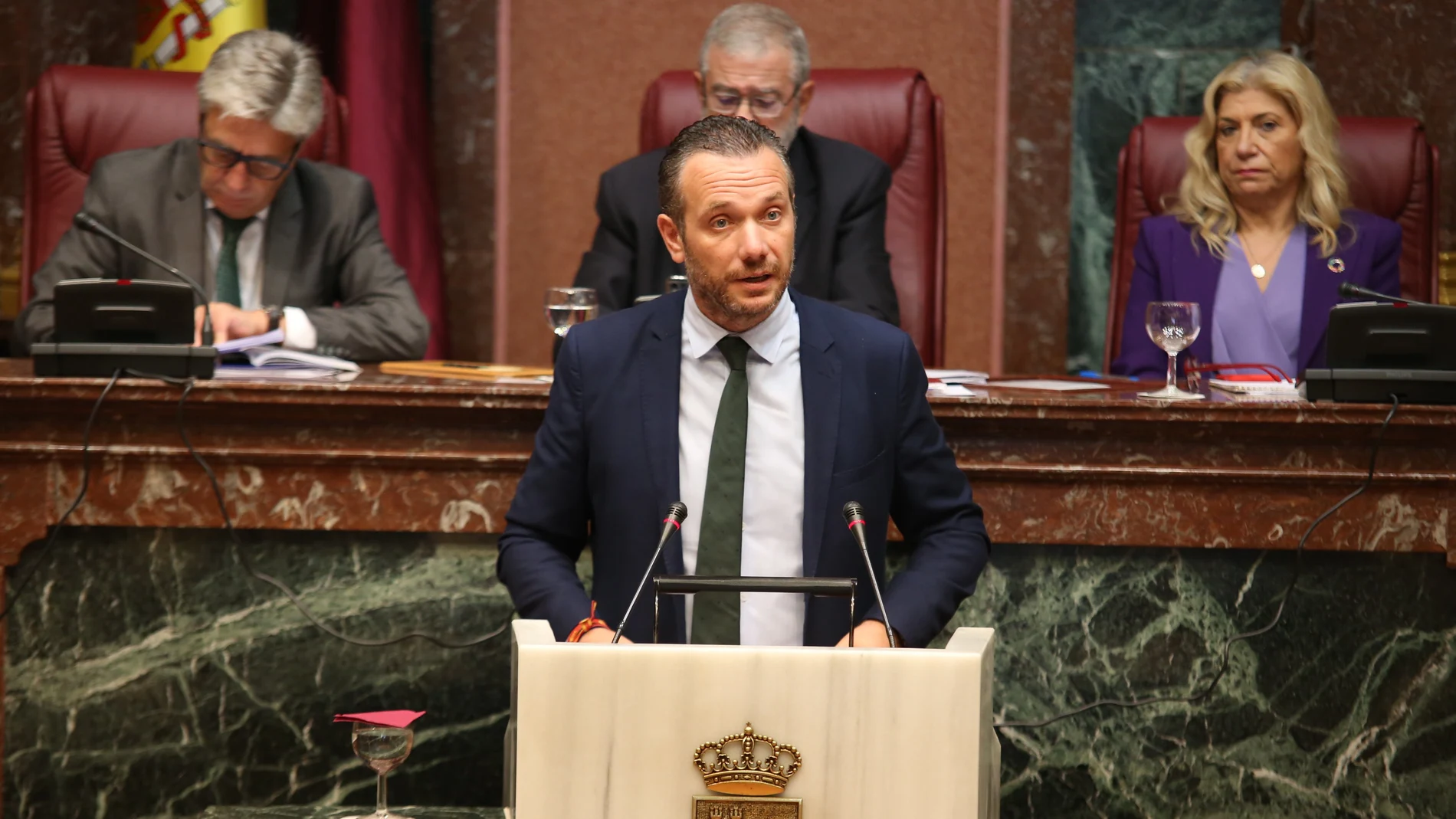 El portavoz del Grupo Parlamentario Popular, Joaquín Segado
