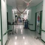 Pasillo del Hospital Clínico de Valladolid