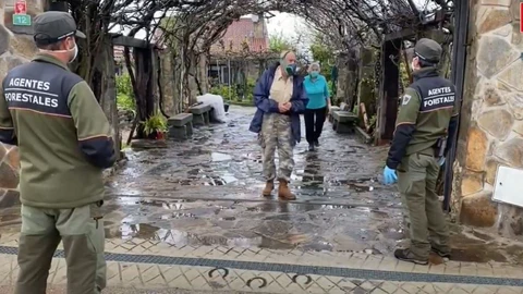 Agentes forestales visitan a personas que viven en casas aisladas para facilitarles comida o medicinas112 COMUNIDAD DE MADRID10/04/2020