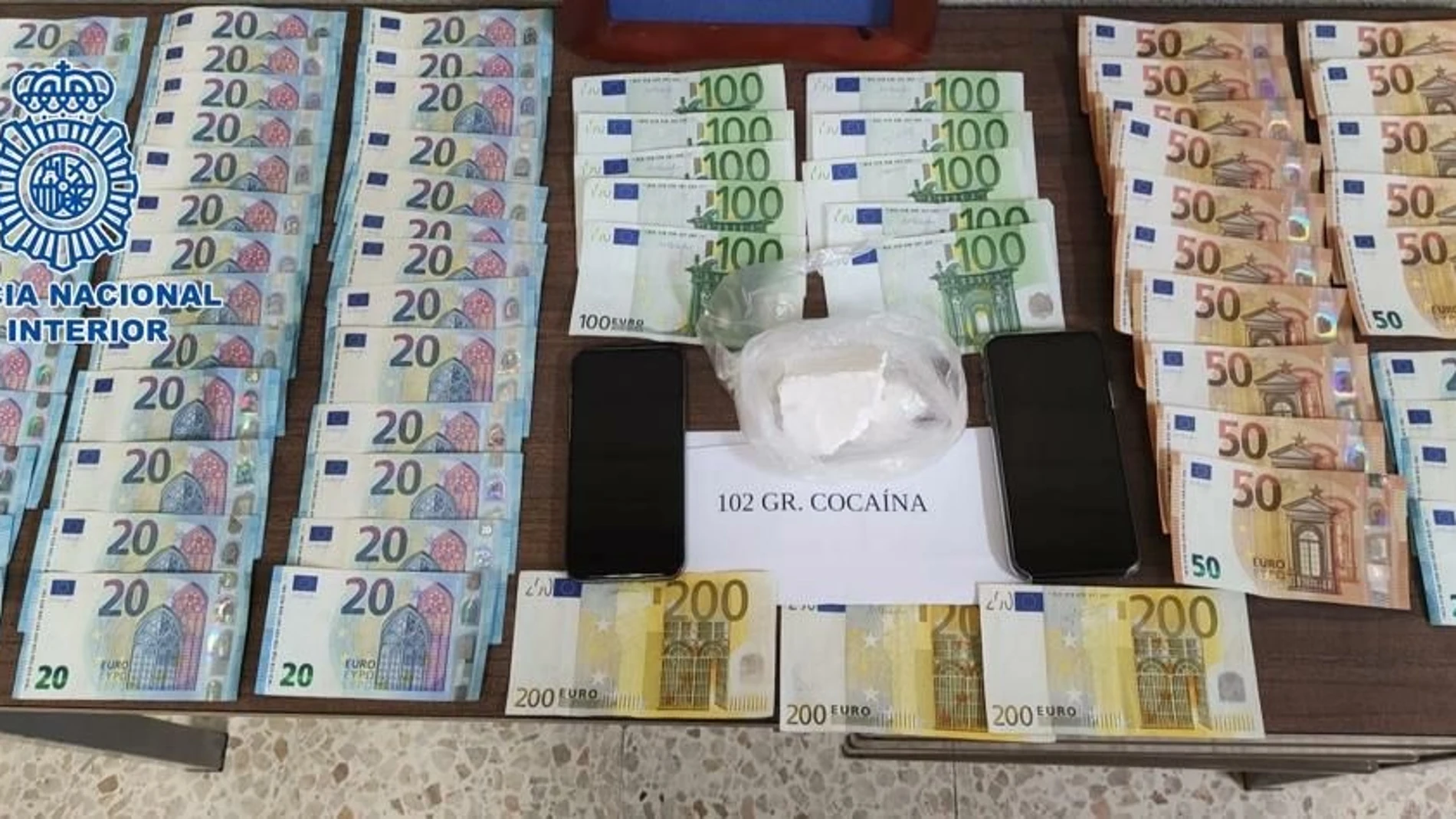 Sucesos.- Detenido un hombre de 43 años con cocaína en su coche tras ser parado en un control de Policía Nacional
