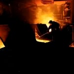 Fábrica de acero en la localidad rusa de Novokuznetsk