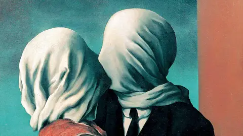 «Los amantes», de René Magritte, un artista que siempre jugó con el miedo y la sorpresa