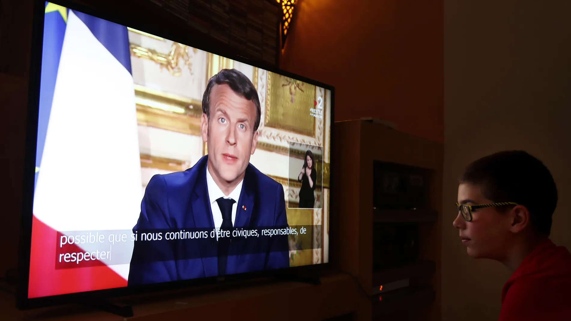 Emmanuel Macron se dirigió esta semana a la nación para informar del Covid-19