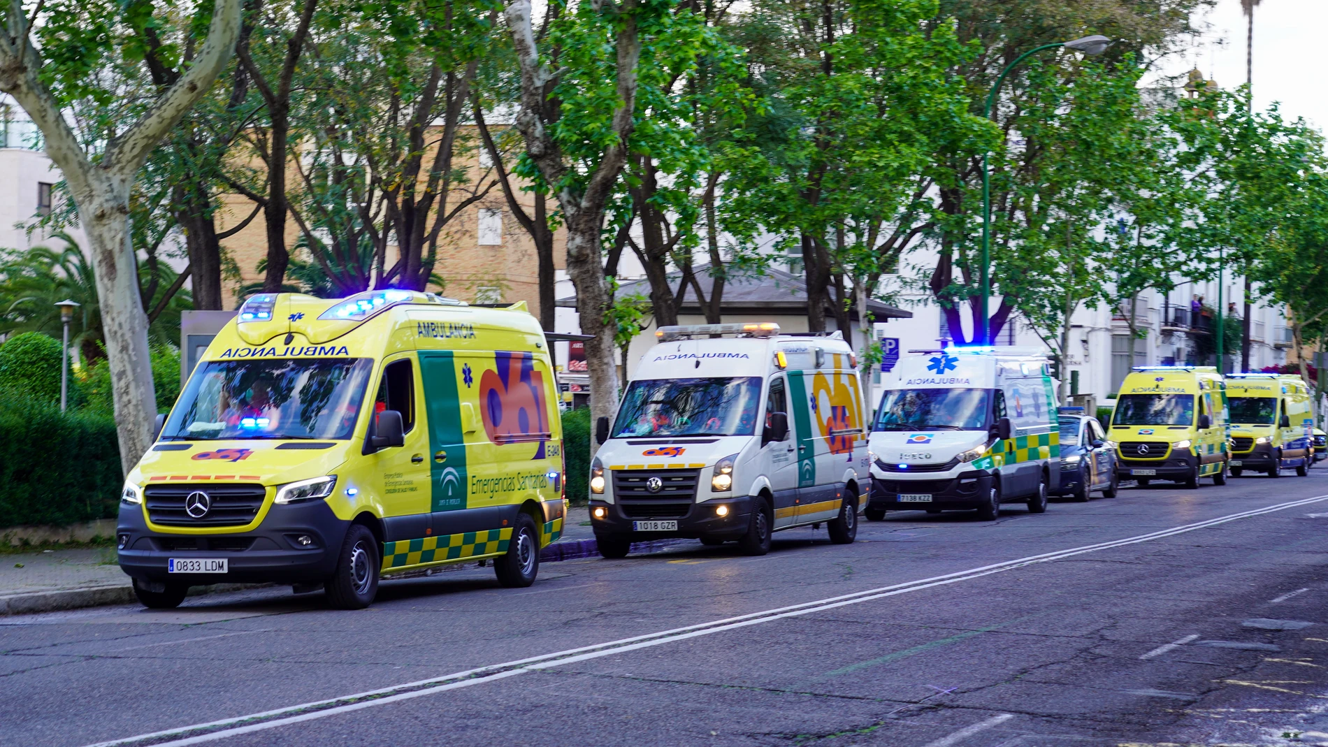 Ambulancias 14 ABRIL 2020Eduardo Briones / Europa Press14/04/2020