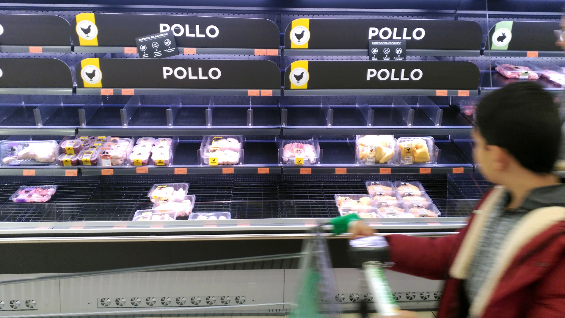 La compra de alimentos se ha incrementado un 22,2 por ciento en relación a la misma semana del pasado año