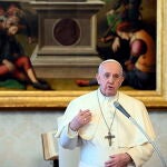 El papa Francisco durante una audiencia en el Vaticano