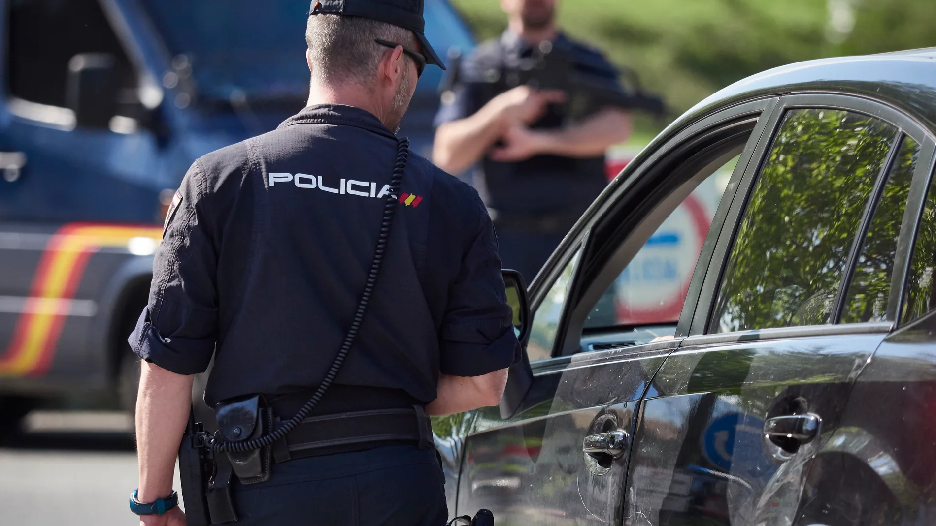 Controles en la frontera navarro-francesa en el día 32 del estado de alarma
