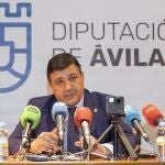 El presidente de la Diputación de Ávila, Carlos García