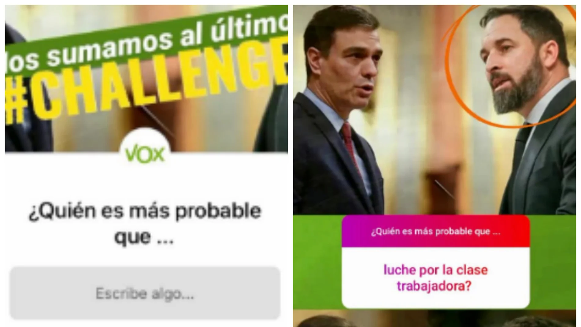 El "challenge" de Vox