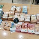 Imsgen del dinero intervenido por la Policía Municipal de Madrid en controles.POLICÍA MUNICIPAL DE MADRID17/04/2020