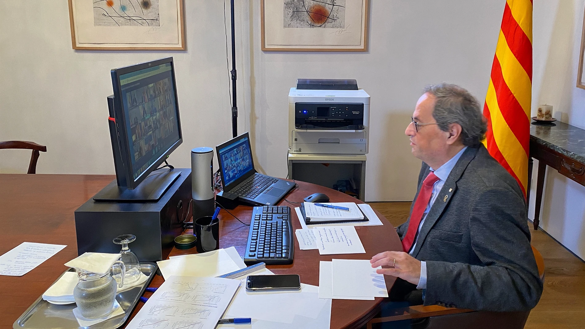 AV.- Coronavirus.- Torra niega que los 14.000 millones sean un "extra" de liquidez