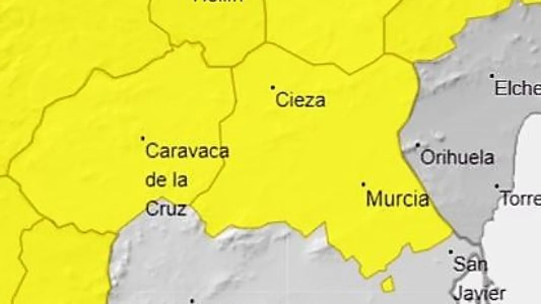 Mapa de alertas