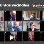 Reunión telemática de las juntas vecinales del PP en Cartagena
