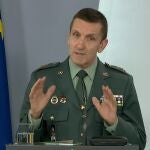 El Jefe del Estado Mayor de la Guardia Civil, general José Manuel Santiago