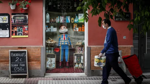 Escaparate de una tienda del centro de Sevilla