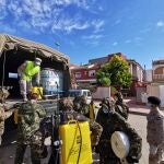 La Armada desinfecta el Hogar Torre de Nazaret de Cartagena y residencias de mayores de Los AlcázaresARMADA ESPAÑOLA20/04/2020