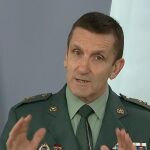 Eel Jefe del Estado Mayor de la Guardia Civil, general José Manuel Santiago, dijo que la Jefatura del Servicio de Información del Cuerpo trabaja para «minimizar el clima contrario al Gobierno»