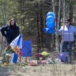 Memoriala Heather O'Brien una de las víctimas en Debert, Nueva Escocia