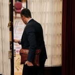 Pedro Sánchez anunció ayer en el Congreso que la desescalada será lenta, a partir de la segunda mitad de mayo, y que puede tener pasos atrás en función de los resultadosPool22/04/2020