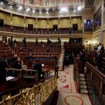 A los plenos de la Cámara Baja tan solo acuden, desde que se decretara el estado de alarma, una representación mínima de todos los grupos parlamentarios