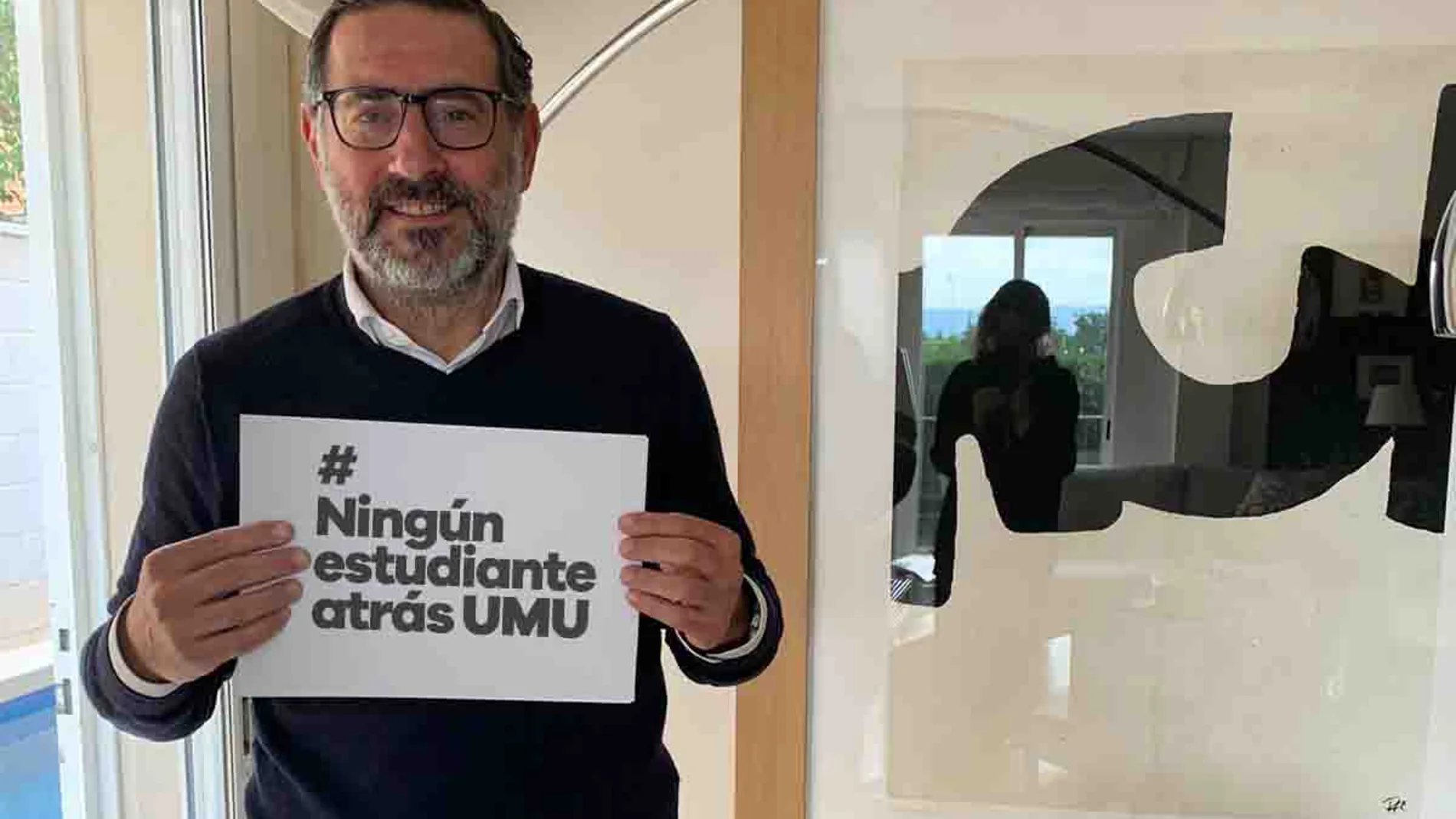 El rector de la Universidad de Murcia, José Luján