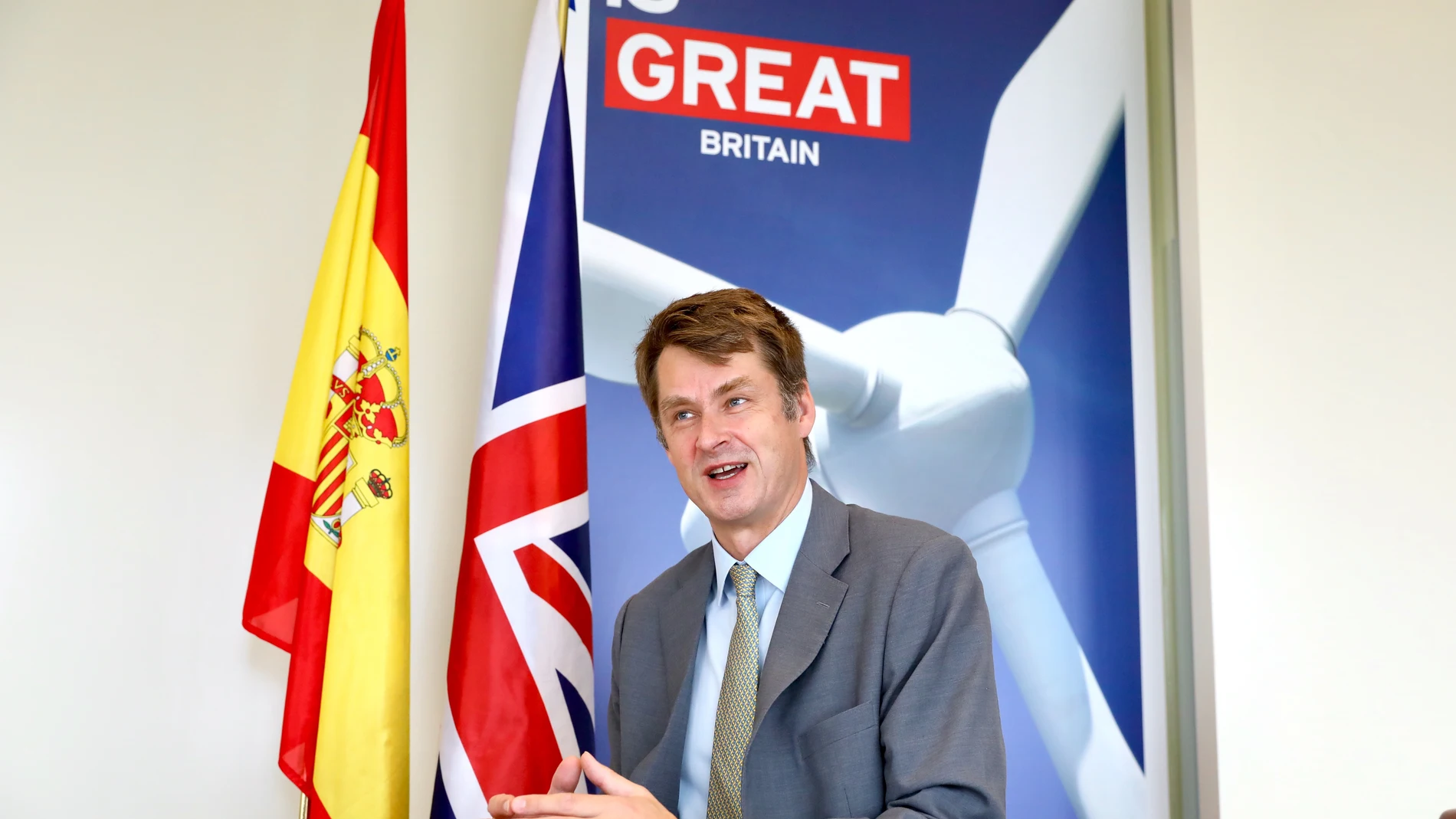 Hugh Elliot, embajador de Reino Unido en España
