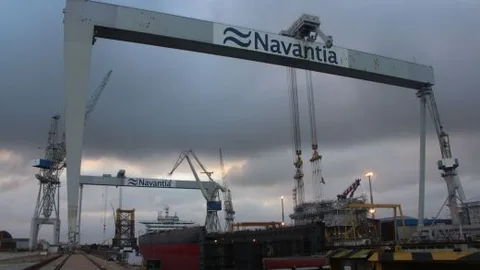 Astillero de Navantia en Puerto Real (Cádiz)