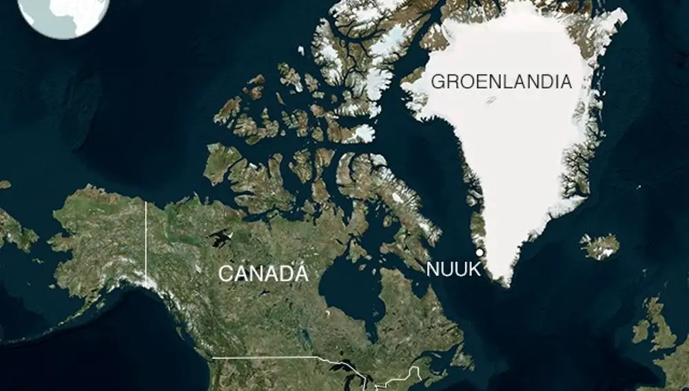 El 80% de Groenlandia es hielo, pero eso está empezando a cambiar por el calentamiento global