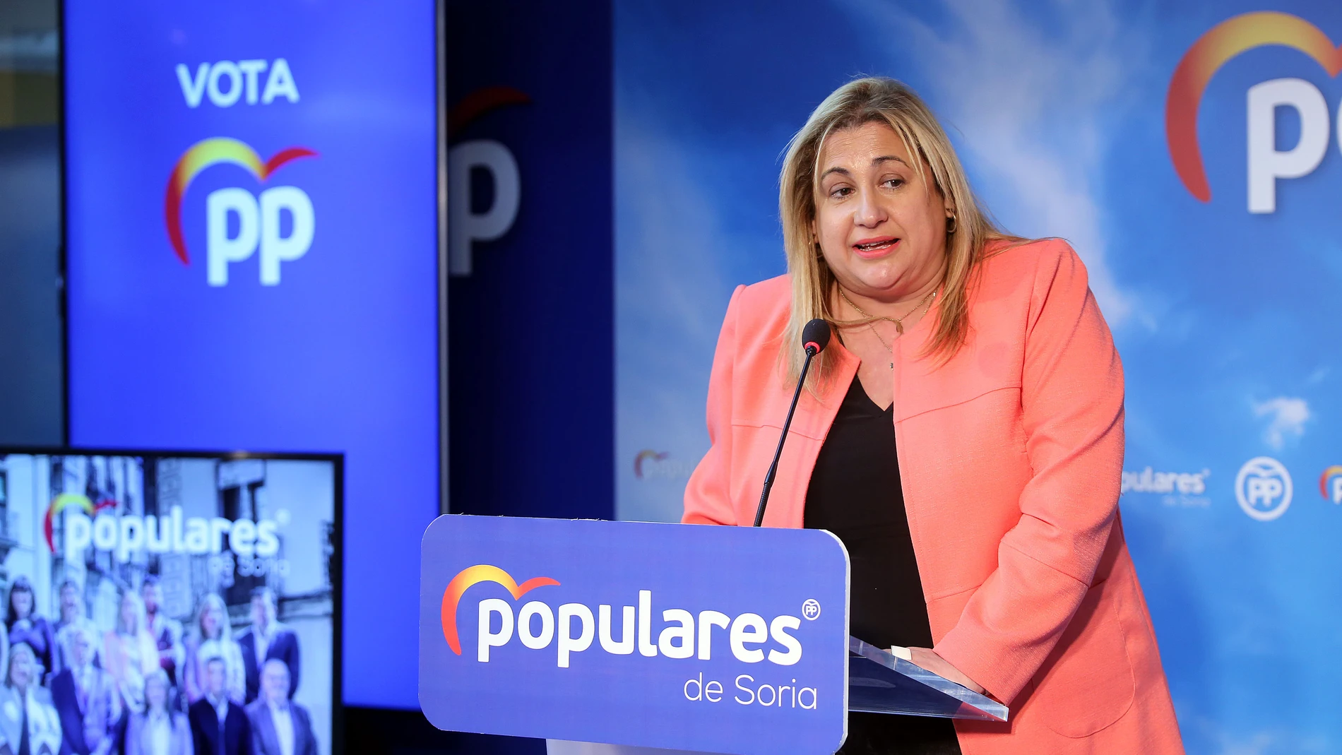 La presidenta del PP de Soria, Yolanda de Gregorio