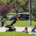 El hombre fue detenido en el cauce del río Turia (Valencia)