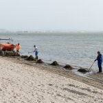 Limpieza playas Mar Menor