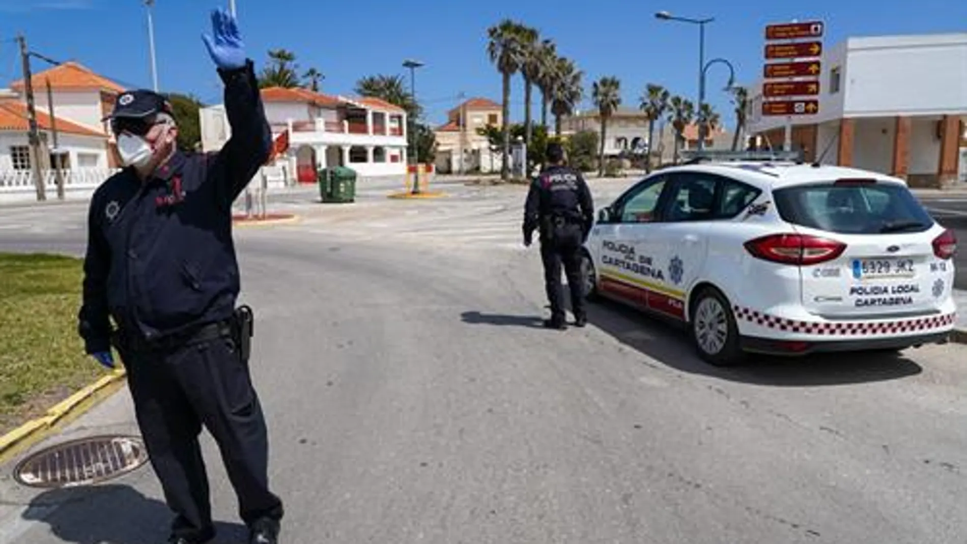 Agentes de la Policía Local de Cartagena