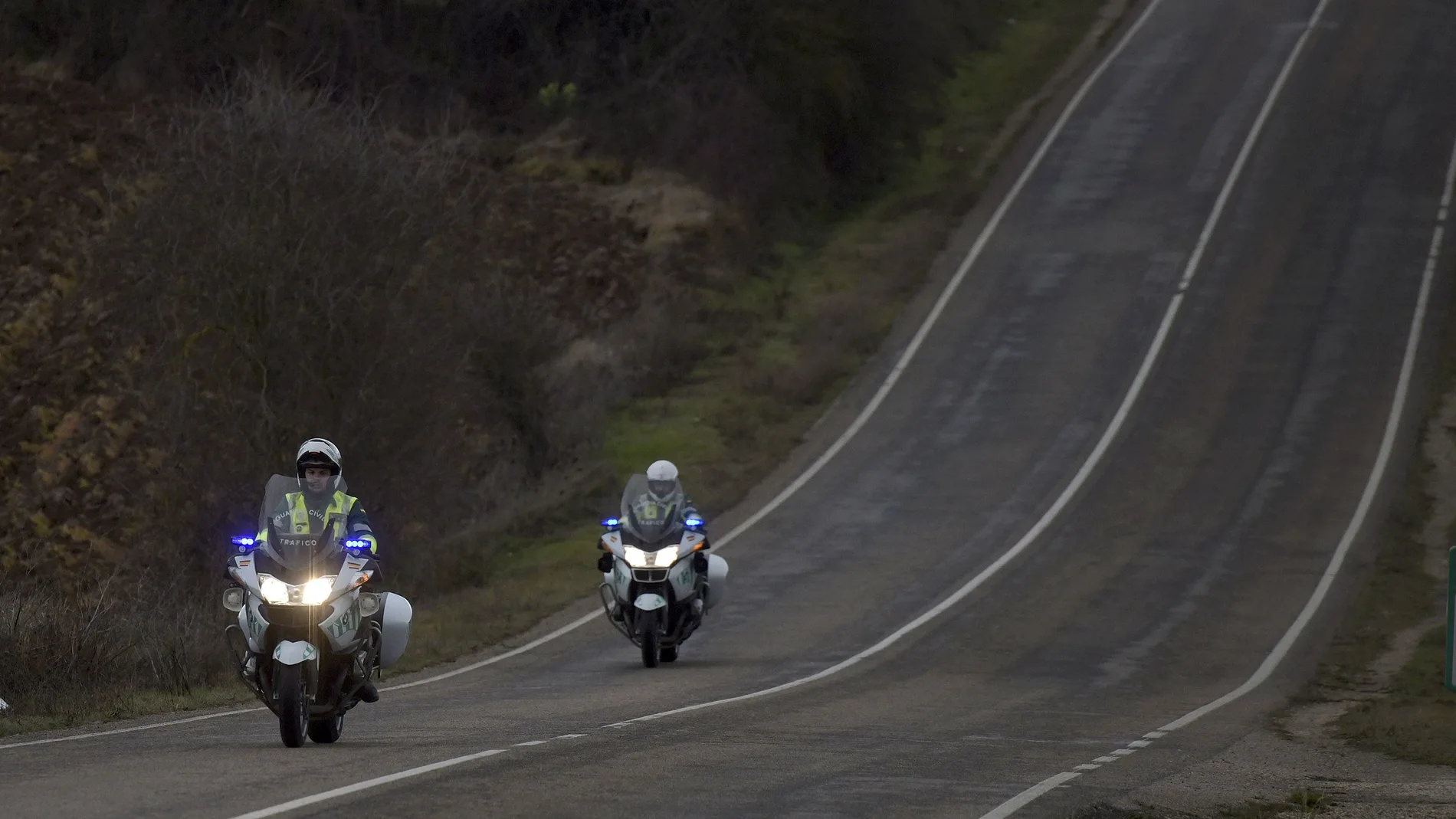Pareja de la Guardia Civil de Tráfico