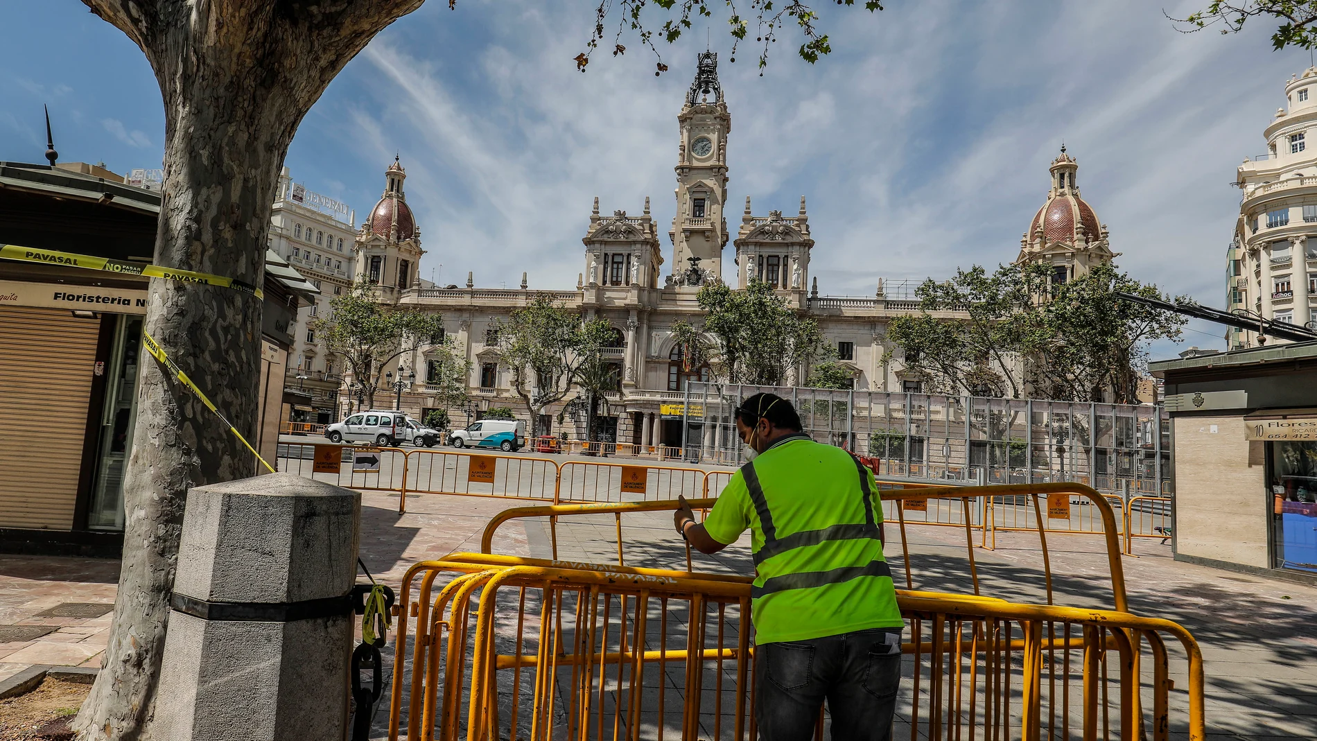 Continúan las obras en Valencia durante el estado de alarma