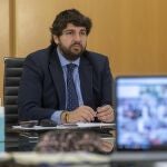 El presidente de la Región de Murcia, Fernando López Miras