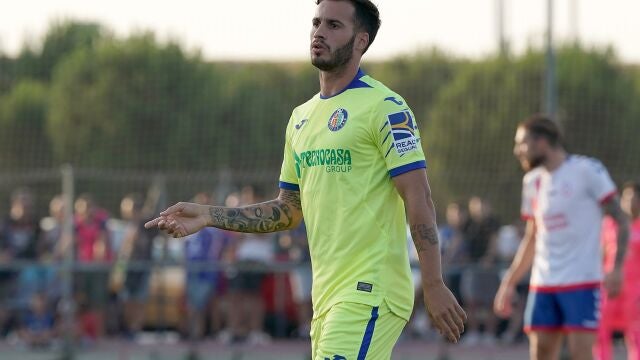 José Carlos Lazo con el Getafe.
