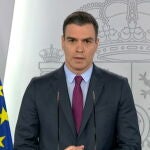 El presidente del Gobierno, Pedro Sánchez