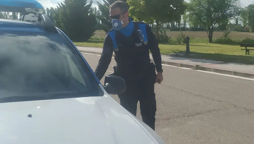 Miguel Crespo, policía local de la localidad vallisoletana de Laguna de Duero