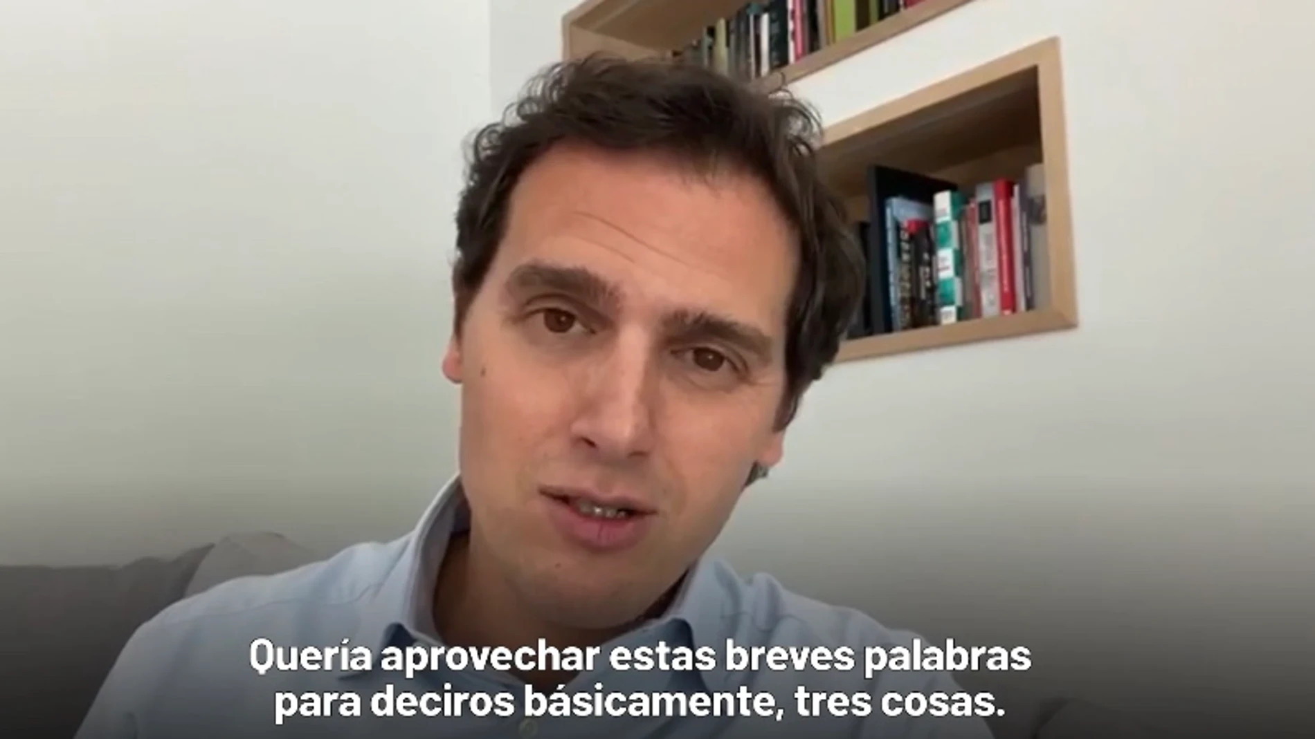 Albert Rivera envía un vídeo a la militancia de Cs que celebra la V Asamblea del partido