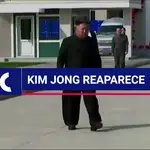 Kim Jong Un reaparece sonriente tras tres semanas de especulaciones sobre su salud