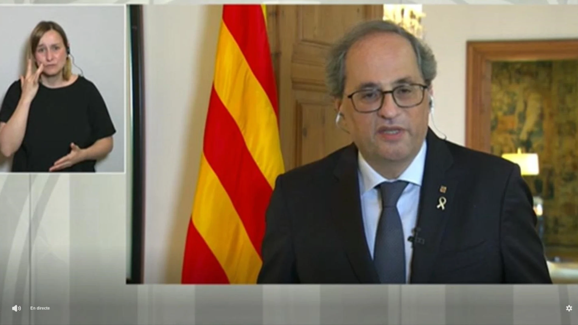Coronavirus.- Torra defiende votar contra prorrogar la alarma si no se recuperan competencias