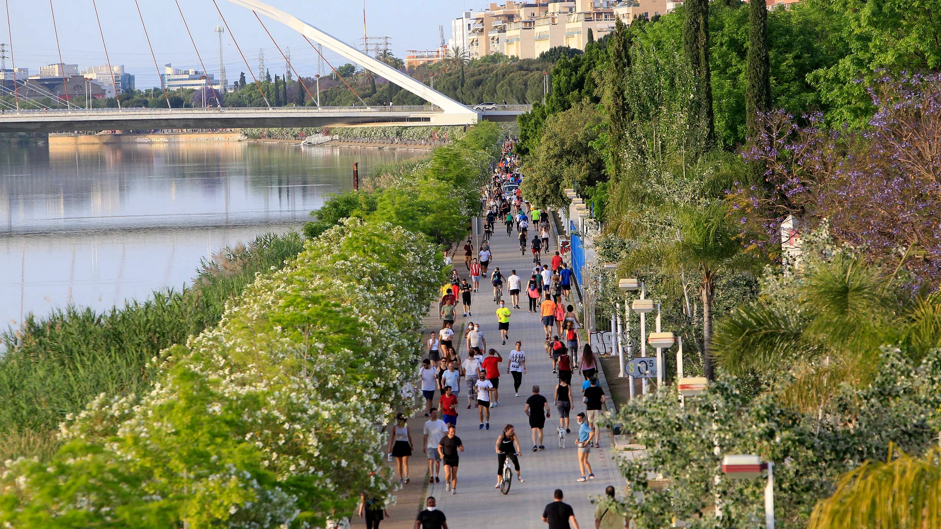 El río Gualdaquivir, entorno ideal para el deporte