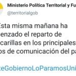 Tuit Ministerio Política Territorial